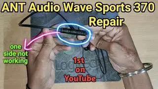 Ant Audio Wave Sports 370 Bluetooth Headset | One side not working Solution | Technical Small Tricks