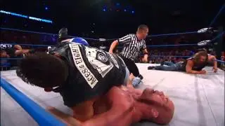 Kurt Angle vs Wes Brisco and Garett Bischoff