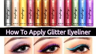 Easy Glitter Eyeliner Makeup Tutorial | Short Tutorial | Fashion Beauty Point