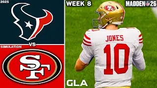49ers vs. Texans | Week 8 Simulation | Madden 26 PS5 Gameplay