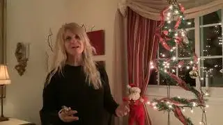 Turning a Tomato Plant Cage Into a Christmas Tree Part 2