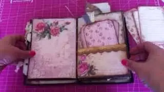 Vintage Mini Album/Tsunami Rose Life A Bloom Printable