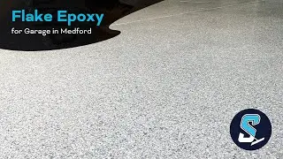 Epoxy Flake for 3-Car Garage in Medford, NJ