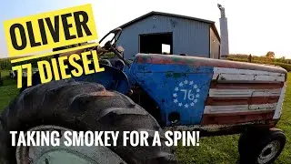 Getting Old Smokey Running: Some History On This Old Oliver 77 Diesel Tractor!