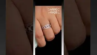 Handcrafted Silver Eternity Band Ring| 925 pure sterling silver| Smith Jewels