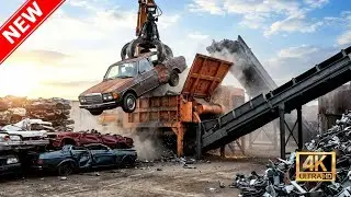 Inside Heavy Car Recycling Factory 😱 How Millions of Old Cars Turn Into Steel Beams