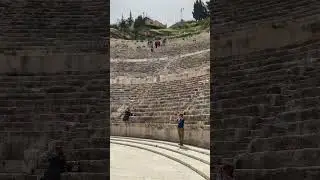Roman Theatre 🎭 #roman #ruins #theatre #amman #jordan #shorts