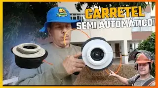 Upgrade na Roçadeira: Instalando Carretel Semi Automático e Fazendo a Lubrificação