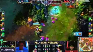 PDD Pwns Dyrus & Stvicious 1v2 - 2013 All-Star Shanghai - Game 1