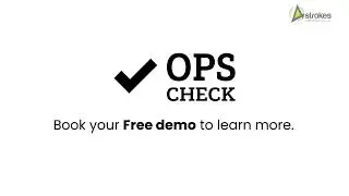Creative SaaS Promo for OpsCheck Platform | 4Strokes