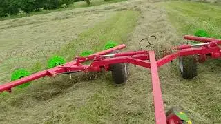 Ursus 4011 + zgrabiarka gwiazdowa v-rake