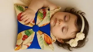 Stylish cute baby pillow design cutting and stitching tutorial