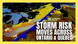 Thunderstorm Potential Includes Ontario and Quebec Wednesday | #forecast