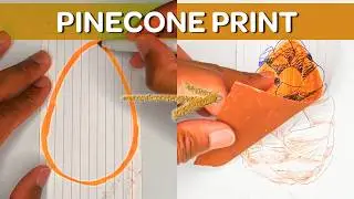 How To Draw A Pine Cone | Creativity Tips