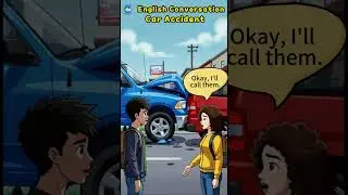 English Conversation | Car Accident #shorts #english