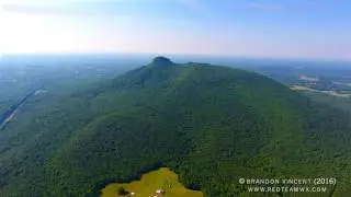 2.5 Mile Flight to the top of Pilot Mountain