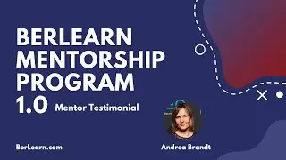 Andrea Brandt. Mentor at BerLearn Mentorship Program