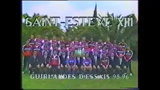 AS St Estève 13 rétrospective 1995 - 1996 Rugby à XIII