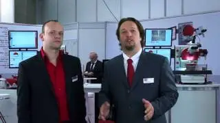 XYZTEC демонстрирует полную автоматизацию клееиспытателя Condor Sigma на выставке SMT 2014 в Нюрнберге, Германия.