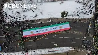 An estimated 350,000 people march in Toronto in support of Iran protests
