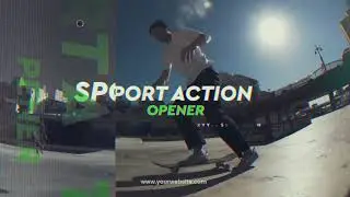 Free Download Sport Action Opener - Videohive || After Effects