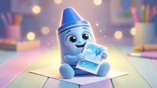 Why Blue Crayon Is Special | Learn Colors | Kids English Story|Educational Videos