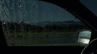 Rainstorm Sounds from Inside a Car - Heavy Rain, Fall Asleep Fast, Block Noise, Relax, Study