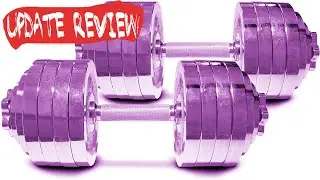 Pair of Adjustable Chrome Dumbbells - Best Adjustable Dumbbell Review