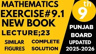 Class 9 chapter 9 exercise 9.1 |Class 9 math exercise 9.1 new book unit 9 similar figures 