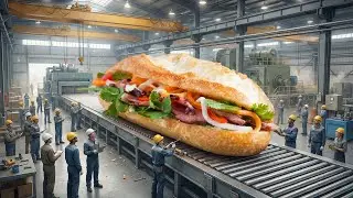 Inside Vietnamese Wheat Factory: Banh Mi Production Secrets (Full Process)