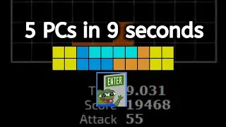 5 Perfect Clears in 9.031 [WR]
