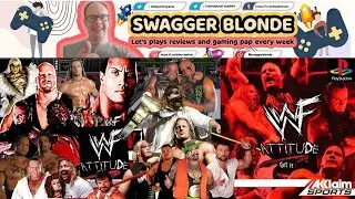 Swagger Blonde's Retro Pap WWF Attitude Playstation one Acclaim's last WWF game!