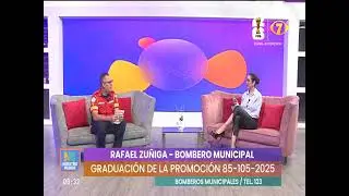 Se gradúan 68 nuevos bomberos municipales en la promoción 85-105-2025