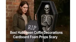 ⚰️ Лучшие украшения для гроба на Хэллоуин: страшные фигурки из картона и пенопласта | Картонная ф...