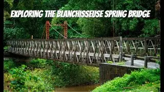 POV: Exploring the Blanchisseuse Spring Bridge and Eagle  view where the river meets the ocean