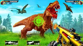 Dino Hunter Games - Jungle Dinosaur Hunting - Android Gameplay #2