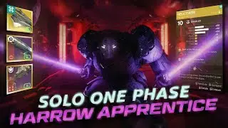SOLO 1 PHASE Harrrow, Dredgen Apprentice | Equilibrium Dungeon [Destiny 2]