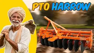 जुताई का नया अवतार! 😱 Pto Harrow ने कर दिया कमाल | Best Harrow for Farmers #kisantoolsindia #viral 
