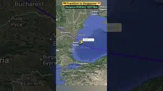Germany 🇩🇪 to Singapore 🇸🇬 flight Route direct flight ✈️ Operator by Singapore Airlines 