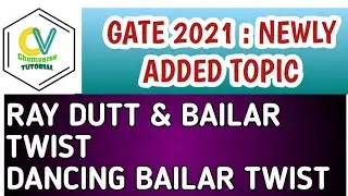 BAILAR & RAY DUTT TWIST | GATE 2021 NEWLY ADDED TOPIC