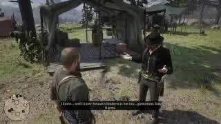 Dutch Tells Arthur to help Herr Strauss Dialogue Chapter Two - Red Dead Redemption 2