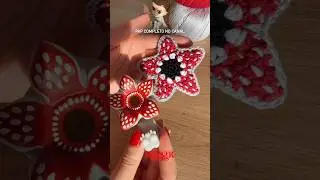 Porta-Chaves Demogorgon em Croch&ecirc; #crochet #strangerthings #demogorgon #crochettutorial #croche