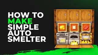 Minecraft Simple Auto Smelter - Minecraft 1.21 Tutorial