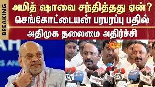 Sengottaiyan Meets Amit Shah | Press Meet | Nirmala Sitharaman | ADMK Issue | EPS | BJP | Sun News
