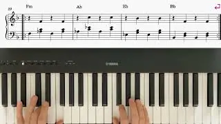 Mad World - Gary Jules (Piano Cover + Score) [Level 3]