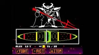 Undertale-Battle with Asgore/Death of Asgore (NEUTRAL)