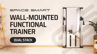 Elevate Your Fitness Routine with the SpaceSmart Wall-Mounted Functional Trainer - Double Stack