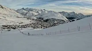 Alpe D'Huez. Red run Signal in one go top to bottom, 2108 - 1862m Steep but fun.