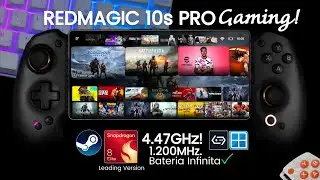 UNBELIEVABLE! PC GAMES AND STEAM GAMES ON THE BEST GAMING MOBILE PHONE EVER MADE - REDMAGIC 10S PRO