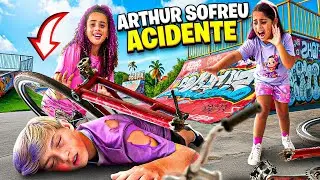 A VALENTONA DERRUBOU ARTHUR DANDO GRAU DE BIKE !